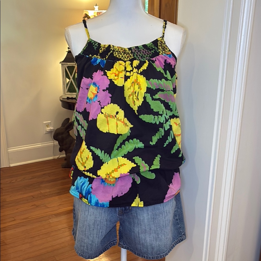 Route 66 Floral Print Women's Top M